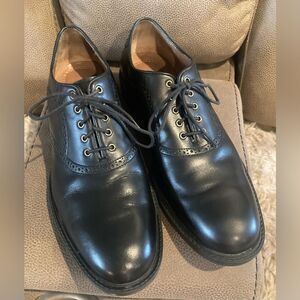 JOHNSTON & MURPHY Black Men’s Dress Shoe Plain Toe Size 11M